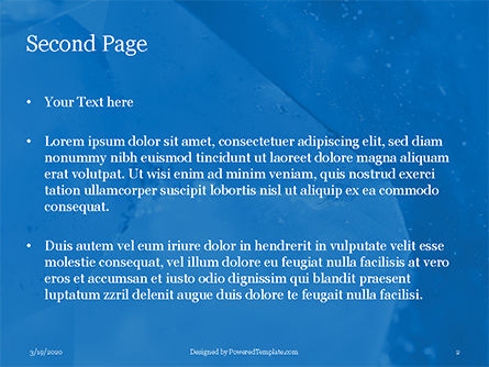 Ring With Diamond In Ice Presentation Gratis Powerpoint Template, Dia 2, 16658, Carrière/Industrie — PoweredTemplate.com
