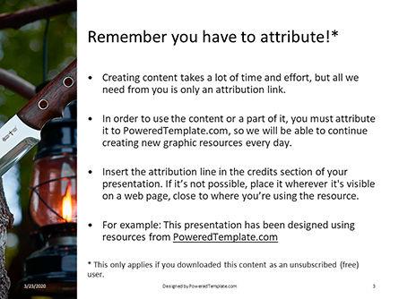 Plantilla de PowerPoint gratis - knife in a tree trunk presentation, Diapositiva 3, 16682, Naturaleza y medio ambiente — PoweredTemplate.com