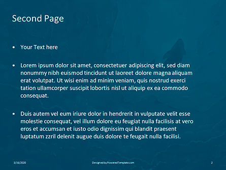 Templat PowerPoint Gratis Deep Under The Ocean Presentation, Slide 2, 16686, Alam & Lingkungan — PoweredTemplate.com