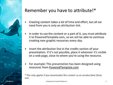 무료 파워포인트 템플릿 - deep under the ocean presentation, 슬라이드 3, 16686, 자연 및 환경 — PoweredTemplate.com