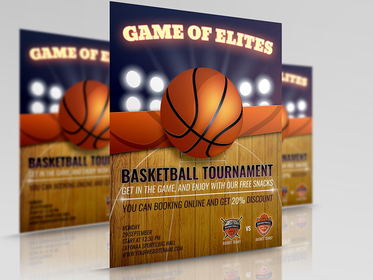 free printable basketball flyers