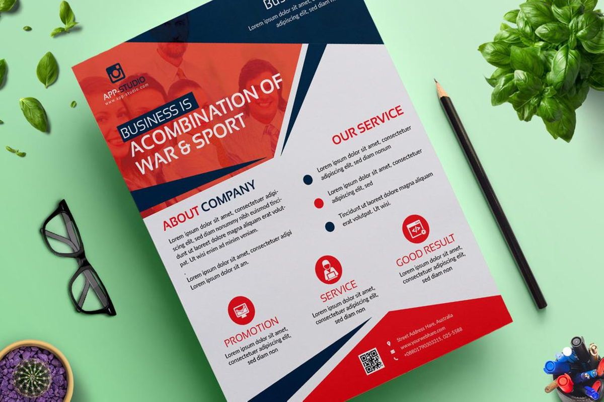 Corporate Business Flyer Poster Design Template Vol 04 Flyer Contestdesign Poweredtemplate