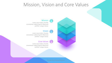 Mission Vision and Core Values for Presentations, Dia 2, 10893, Businessmodellen — PoweredTemplate.com
