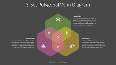 3-Set Polygonal Venn Diagram for Presentations, Slide 3, 10897, Business Models — PoweredTemplate.com