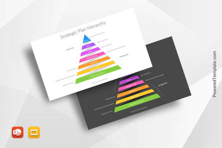 Strategic Plan Hierarchy, 10900, Business Concepts — PoweredTemplate.com