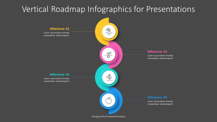 Vertical Roadmap Infographics for Presentations, Slide 3, 10917, Infographics — PoweredTemplate.com