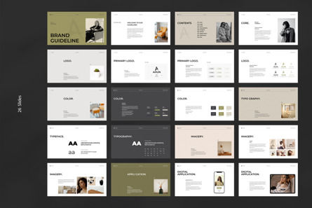 Brand Guideline Presentation, Diapositiva 9, 10925, Negocios — PoweredTemplate.com