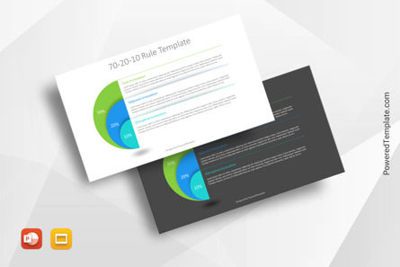 70-20-10 Rule Template for Presentations, Kostenlos Google Slides Thema, 10928, Business Konzepte — PoweredTemplate.com