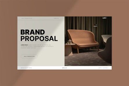 Brand Proposal Template, Diapositiva 3, 10941, Negocios — PoweredTemplate.com