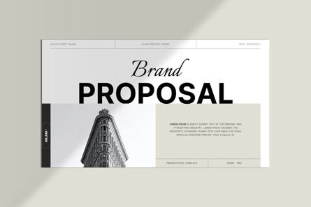 Brand Proposal Template, Slide 6, 10942, Business — PoweredTemplate.com