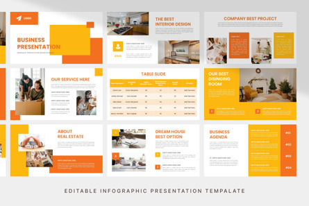 Yellow Business - PowerPoint Template, Dia 5, 10945, Bedrijf — PoweredTemplate.com