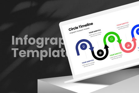 Circle Timeline - Infographic PowerPoint Template, Slide 2, 10947, Business — PoweredTemplate.com