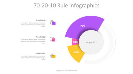 70-20-10 Rule Infographics, Diapositiva 2, 10949, Modelos de negocios — PoweredTemplate.com