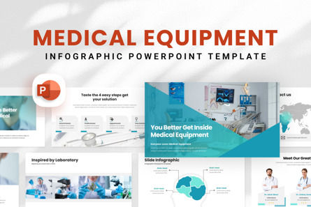 Medical Equipment - PowerPoint Template, PowerPoint模板, 10953, 健康和休闲 — PoweredTemplate.com