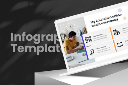Online Education - PowerPoint Template, Diapositiva 2, 10957, Education & Training — PoweredTemplate.com