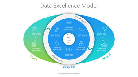 Data Excellence Model Presentation Template, Dia 2, 10967, Businessmodellen — PoweredTemplate.com