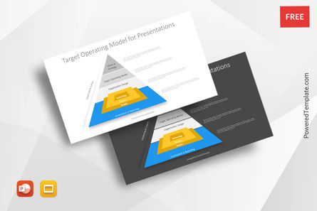 Target Operating Model for Presentation, 10968, Business Models — PoweredTemplate.com