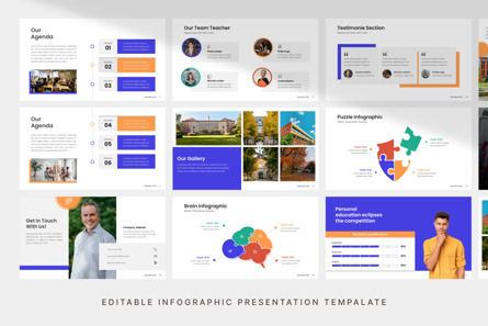 Campus Education - PowerPoint Template, Diapositive 4, 10970, Business — PoweredTemplate.com