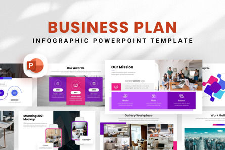 Business Plan - PowerPoint Template, PowerPoint模板, 10977, 商业 — PoweredTemplate.com