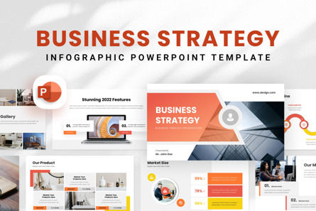 Business Strategy - PowerPoint Template, PowerPoint Template, 10978, Business — PoweredTemplate.com