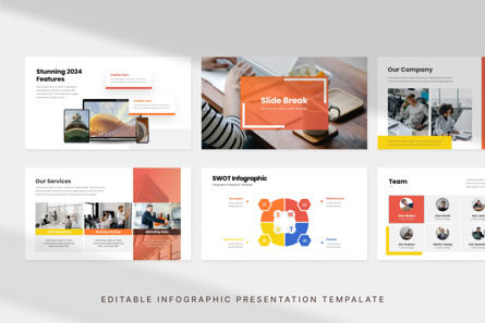 Business Strategy - PowerPoint Template, 슬라이드 3, 10978, 비즈니스 — PoweredTemplate.com