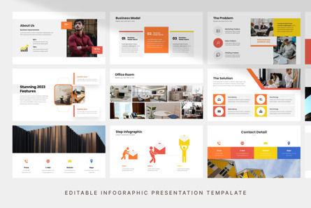 Business Strategy - PowerPoint Template, Diapositiva 4, 10978, Negocios — PoweredTemplate.com
