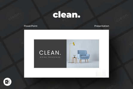 Clean-The Creative PowerPoint Template, 파워 포인트 템플릿, 10980, 동물 및 애완동물 — PoweredTemplate.com