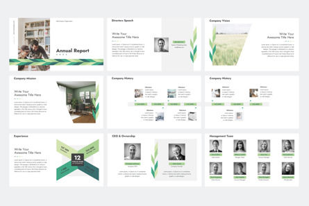 Annual Report 2023 Google Slides, Diapositive 2, 10991, Business — PoweredTemplate.com