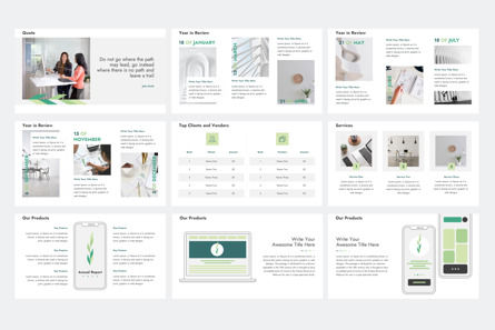 Annual Report 2023 Google Slides, Slide 3, 10991, Business — PoweredTemplate.com