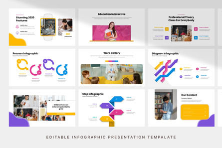 School Profile - PowerPoint Template, Dia 4, 11000, Bedrijf — PoweredTemplate.com