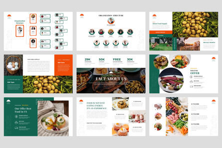 Company Profile Food And Beverages Powerpoint Template, 幻灯片 3, 11001, Food & Beverage — PoweredTemplate.com