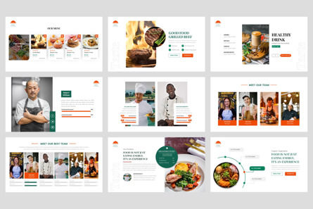 Company Profile Food And Beverages Keynote Template, Slide 4, 11003, Food & Beverage — PoweredTemplate.com