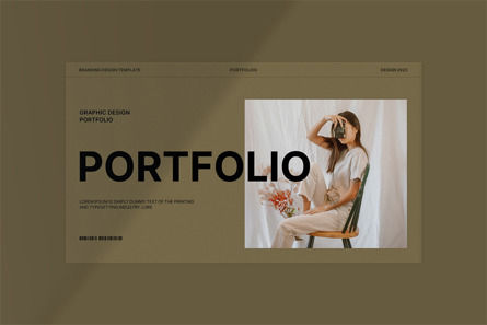 Portfolio Presentation Template, Diapositive 3, 11005, Business — PoweredTemplate.com
