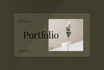 Portfolio Presentation Template, 幻灯片 3, 11006, 商业 — PoweredTemplate.com
