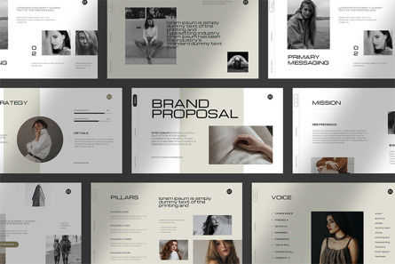 Brand Proposal Presentation, Deslizar 5, 11008, Negócios — PoweredTemplate.com