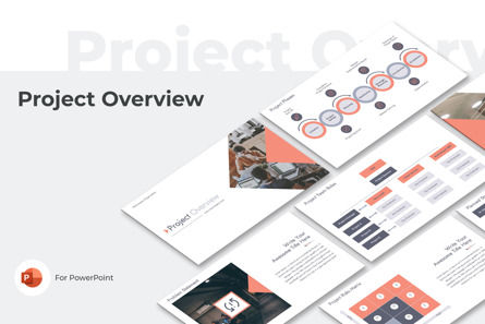 Project Overview PowerPoint, 11018, Business — PoweredTemplate.com