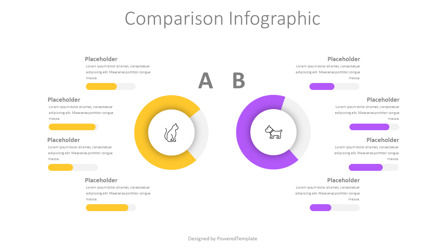 Comparison Infographic for Presentations, スライド 2, 11022, インフォグラフィック — PoweredTemplate.com