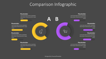 Comparison Infographic for Presentations, Deslizar 3, 11022, Infográficos — PoweredTemplate.com