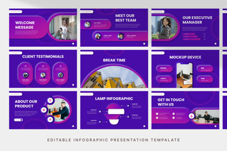 Creative Neumorphic - PowerPoint Template, Slide 4, 11030, Abstrak/Tekstur — PoweredTemplate.com