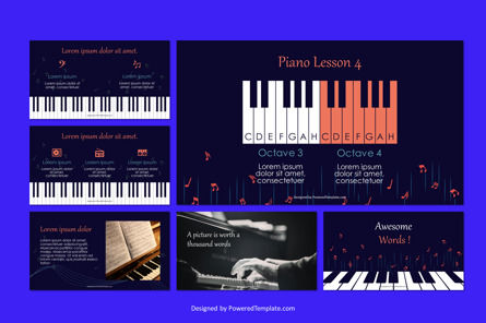 World Piano Day Free Presentation Template, Slide 4, 11040, Art & Entertainment — PoweredTemplate.com
