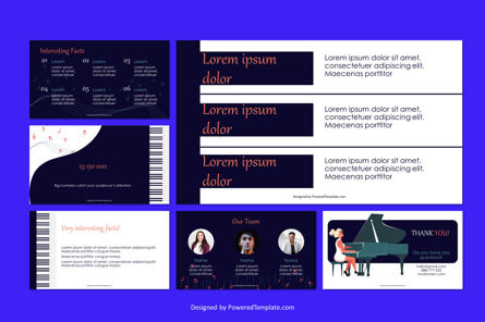 World Piano Day Free Presentation Template, Slide 6, 11040, Art & Entertainment — PoweredTemplate.com