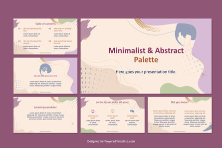 Minimalist Abstract Aesthetic Free Presentation Template, Slide 2, 11050, Abstract/Textures — PoweredTemplate.com