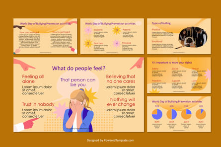 Bullying Prevention Presentation Template, Slide 3, 11053, Education & Training — PoweredTemplate.com