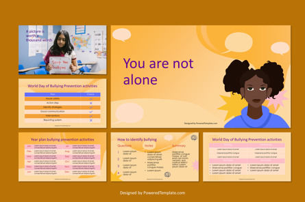 Bullying Prevention Presentation Template, Slide 4, 11053, Education & Training — PoweredTemplate.com