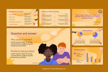Bullying Prevention Presentation Template, Slide 5, 11053, Education & Training — PoweredTemplate.com