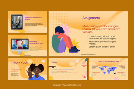 Bullying Prevention Presentation Template, Slide 6, 11053, Education & Training — PoweredTemplate.com