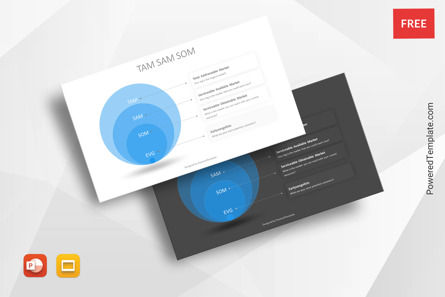 TAM SAM SOM Onion Diagram, Free Google Slides Theme, 11055, Business Models — PoweredTemplate.com