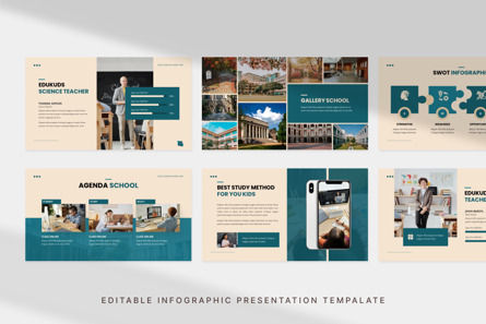 Minimalist Education - PowerPoint Template, Slide 3, 11057, Lavoro — PoweredTemplate.com