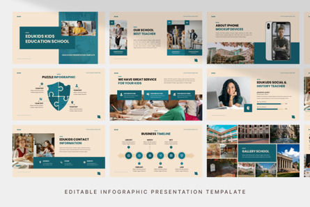 Minimalist Education - PowerPoint Template, Diapositive 4, 11057, Business — PoweredTemplate.com
