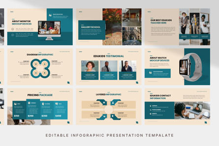 Minimalist Education - PowerPoint Template, 슬라이드 5, 11057, 비즈니스 — PoweredTemplate.com